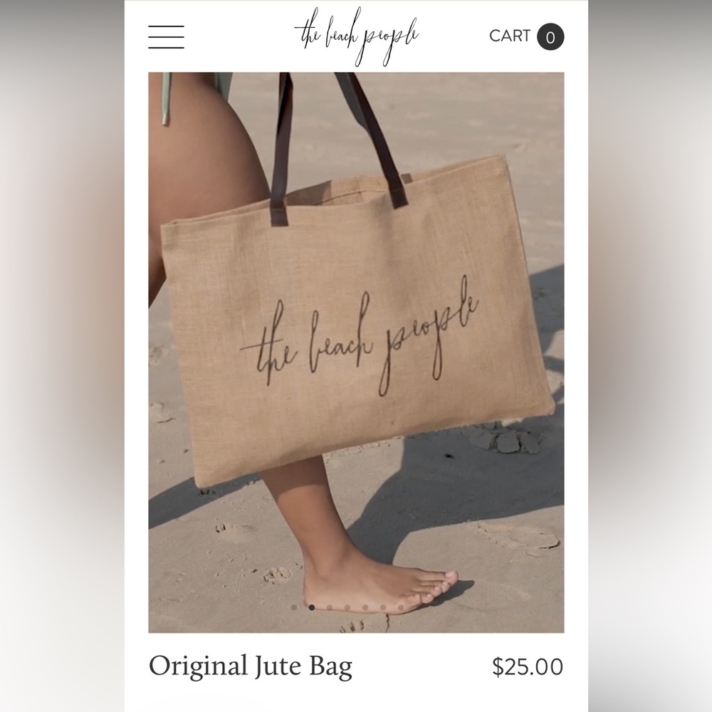 COPY - NWT The beach people tote bag
